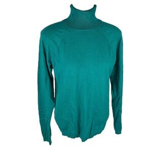 Talbots Teal Turtleneck